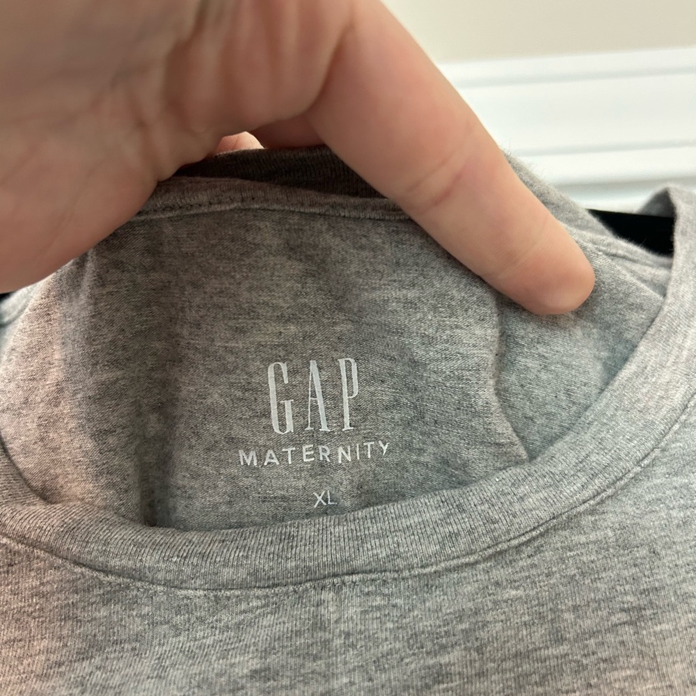 GAP Maternity Gray Stretch Dress XL